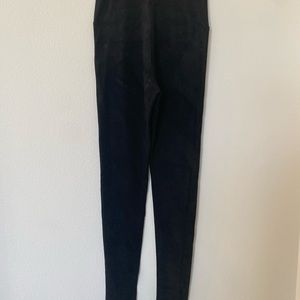 Maternity suede leggings